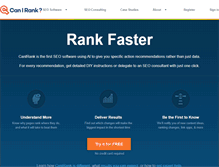 Tablet Screenshot of canirank.com